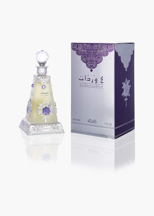 Arba Wardat Concentrate Perfume Oil for Women - RASASI 1 oz | Long-Lasting Fragrance