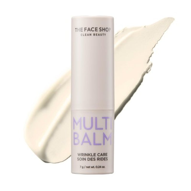 The Face Shop Wrinkle Care Multi Balm, Fine Lines & Wrinkle Treatment Stick, Anti-Wrinkle Moisturizer for Face, Forehead, Under Eyes & Neck, Korean Skin Care with Castor oil, Moringa oil and Argan oil