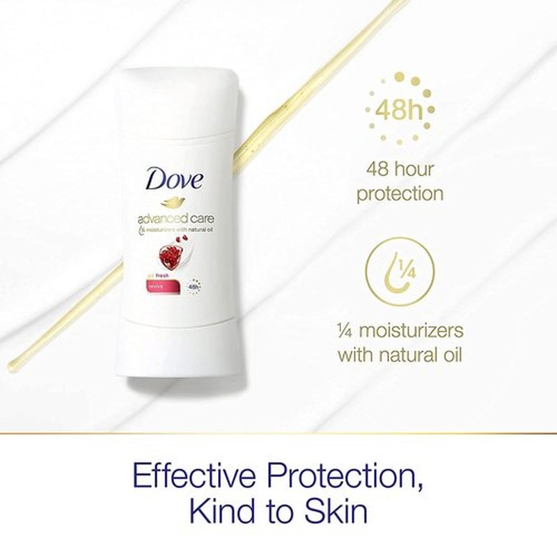 Dove Advanced Care Antiperspirant Deodorant, Revive, 2.6 Ounce (Pack of 2)