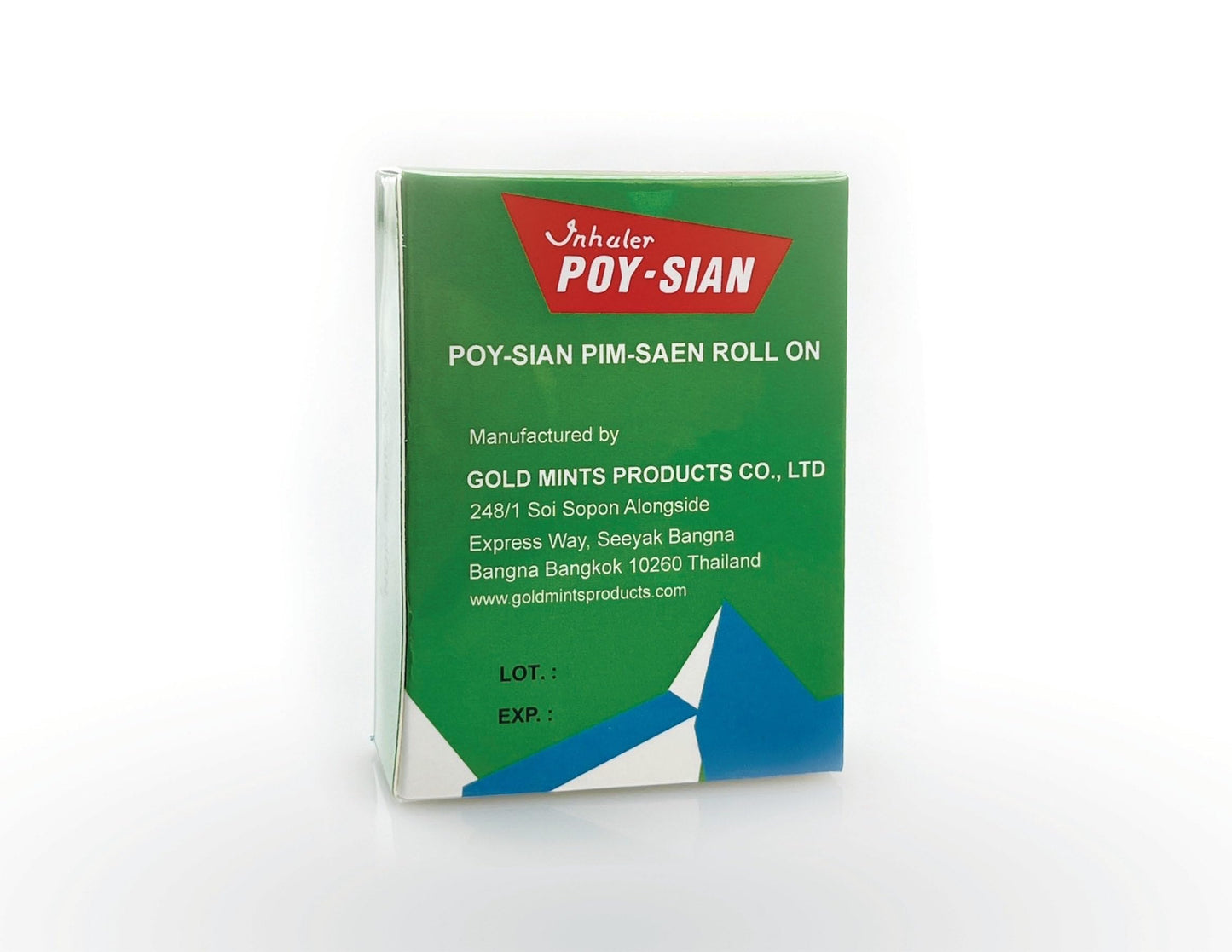 POY-SIAN Thai PIM-Saen Balm Oil 5ml Roll-On (Pack of 3)