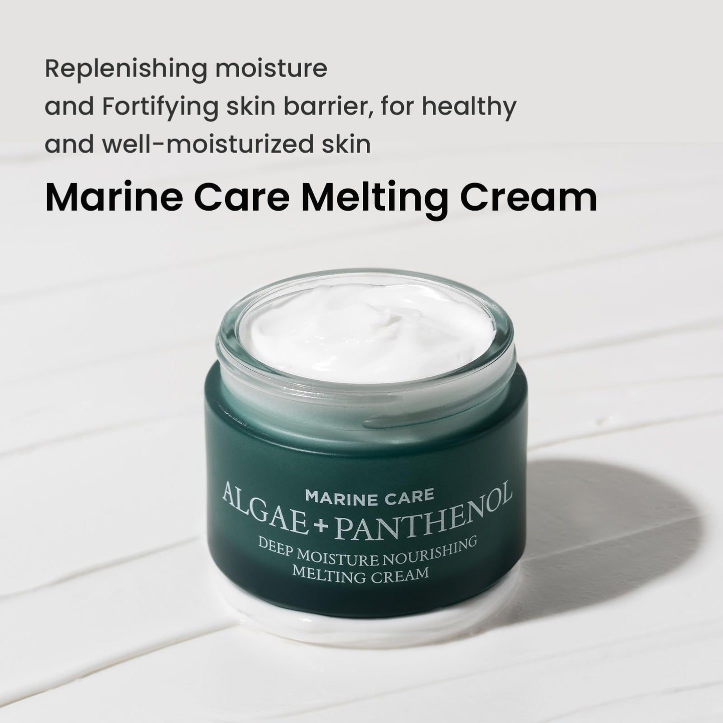 HEIMISH Marine Care Deep Moisture Nourishing Melting Cream - Deep Hydrating, Nourishing Moisturizer, Intensive Anti-Aging, Firming, Anti Wrinkle Face Cream with Panthenol, Peptides, 1.86fl. oz/55ml