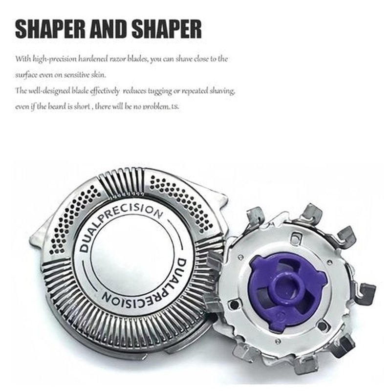 HQ8 Heads Compatible with Philips Norelco Aquatec Replacement Blades&for Philips Norelco HQ8 Replacement Heads,Razor Blades for Philips Norelco Aquatec Replacement Heads PT720 AT880 AT810 Etc Models