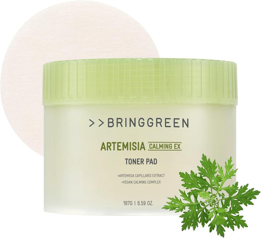Artemisia Calming Toner Pads - Soothing Skin Treatment | 75 Pads