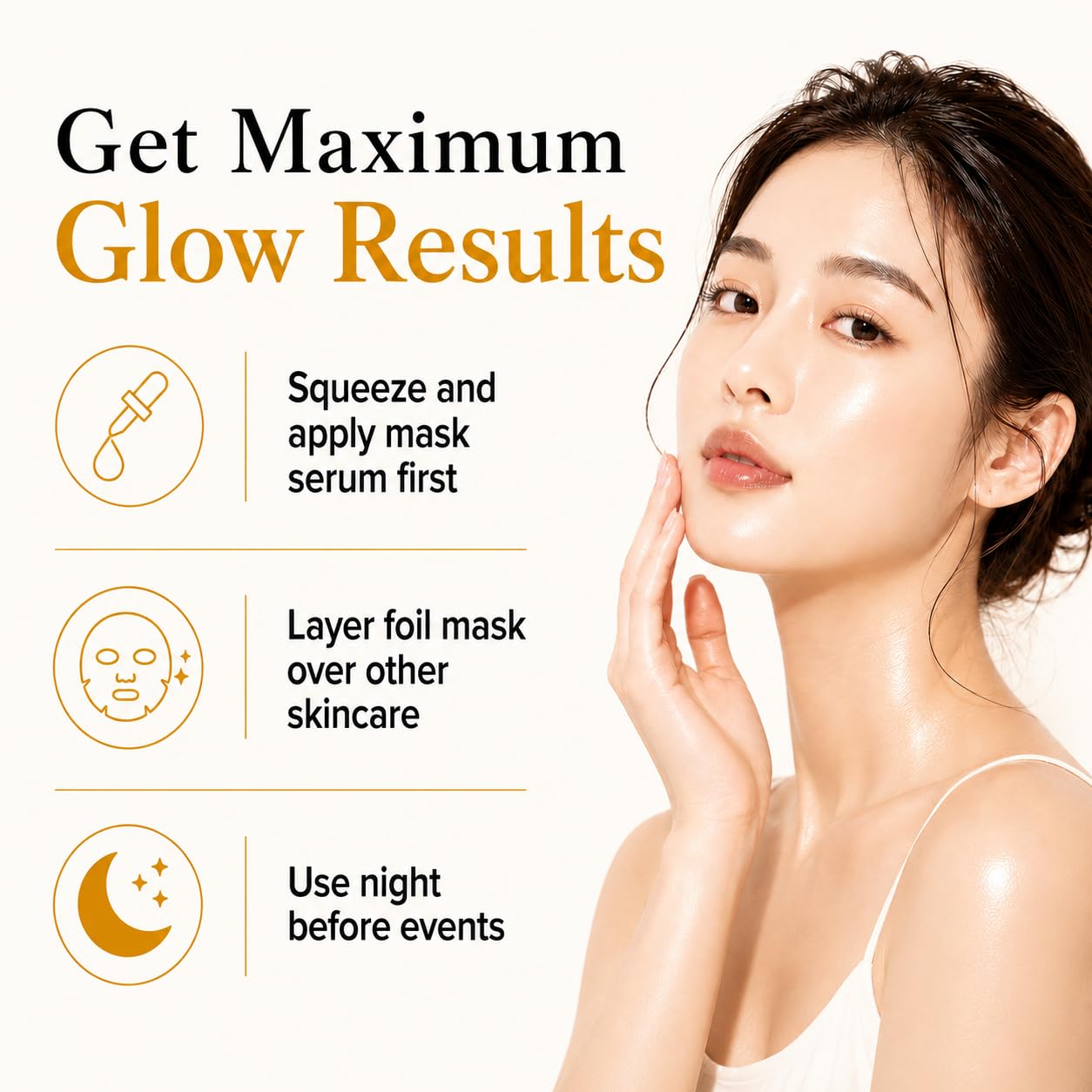 cocomintbeauty The Korean Foil Sheet Mask | Insulating Face Mask for Deep Absorption, NAD+, Collagen, PDRN, Firming, Elasticity, Moisturizing (30g x 4 sheets)
