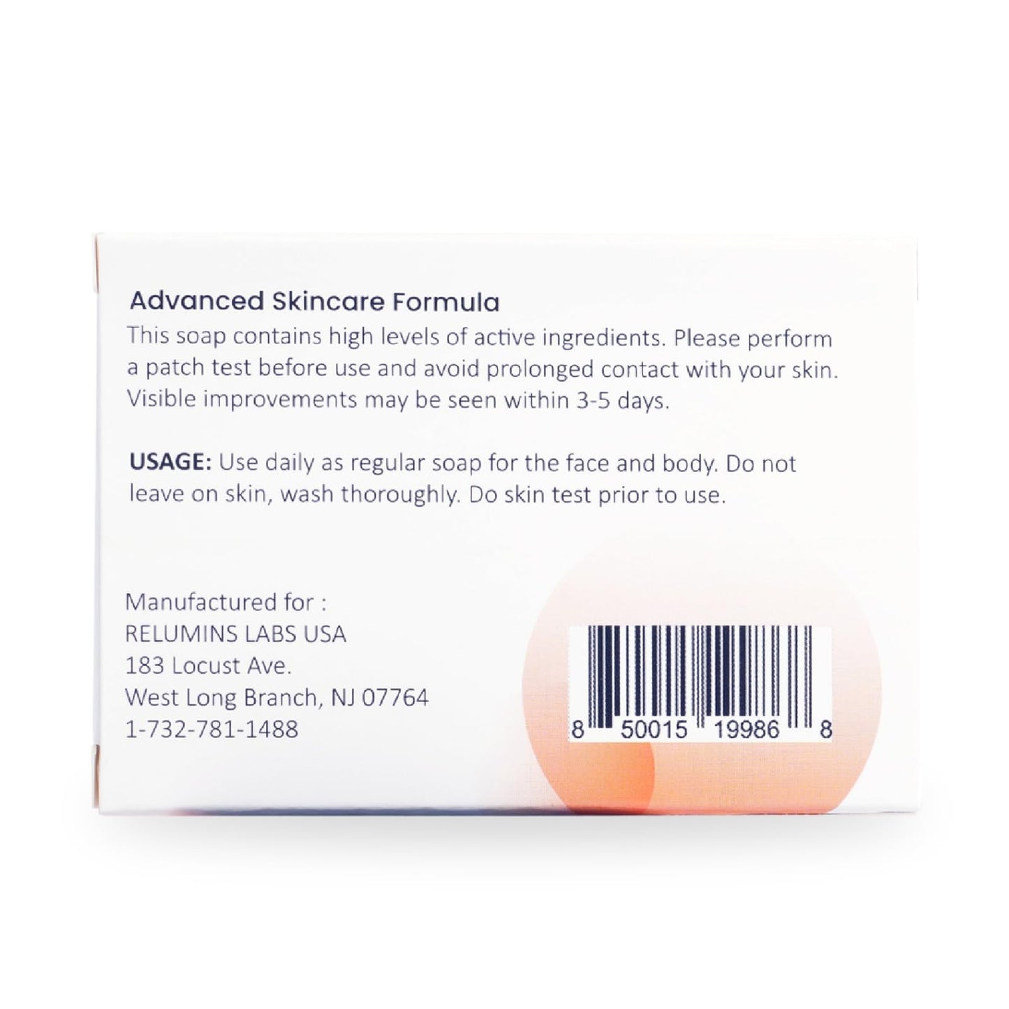 Relumins Premium 3-in-1 Glutablend Exfoliating Peeling Soap Bar, Skin Whitening Dark Spot Corrector, Anti-Aging Beauty Soap with Rosehips – Gentle Face & Body Cleanser 120g