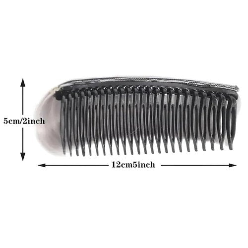 Invisible Fluffy Hair Pad, Natural Hair Bump Clip for Volume, DIY Heighten Hair, Fluffy Hair Pad Styling Insert Tool, Hair Bun Invisible False Hair Clip(1pcs, Silver gray)