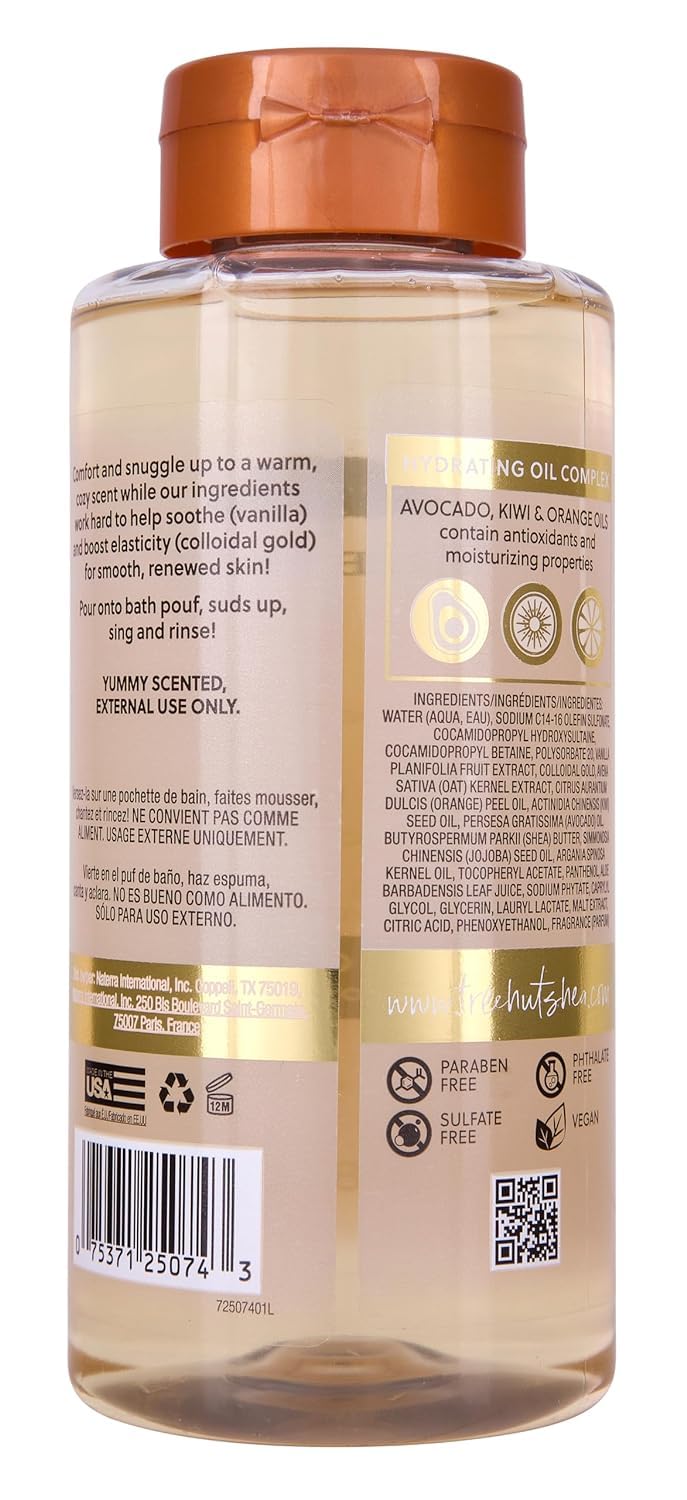 T. Hut Vanilla Foaming Gel Wash, 18 oz, Moisturizing Bare Shave Oil, 7.7 fl oz