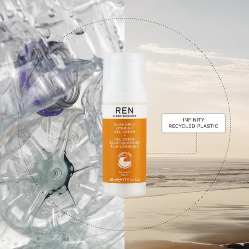 REN Vegan Glow Daily Vit C Gel Cream, 50 ML