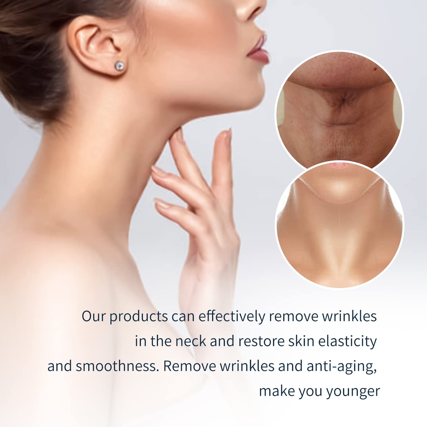 Lanthome Hibiscus and Honey Firming Cream(60ML), Neck Firming Skin Tightening Cream With Collagen & Hyaluronic Acid, Reduces the Look of Neck Lines,Tightens,& Smooths