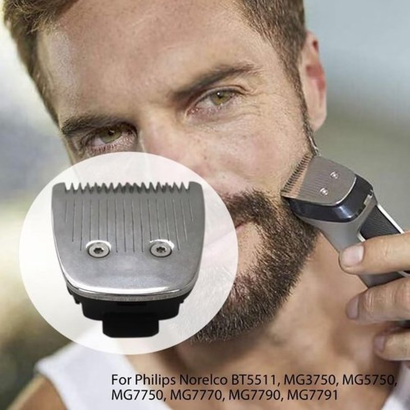 30mm Beard Stubble Hair Trimmer Blade Replacement for Philips Norelco MG7750 MG7770 MG7785 MG7790 MG7991 MG7796 MG9730