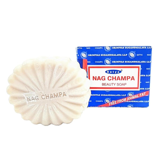Nag Champa Natural Soap - Large 150g Bar | Aromatic & Soothing Cleanser