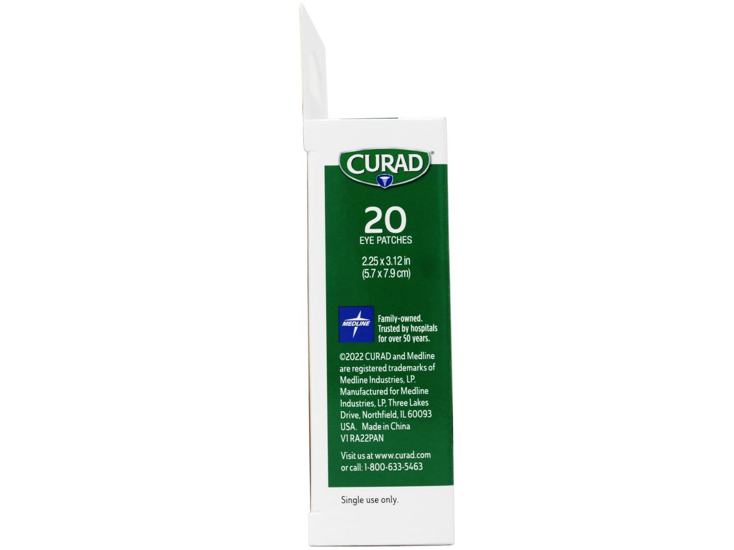 Curad Eye Patches Regular 20 Each (Pack of 4)