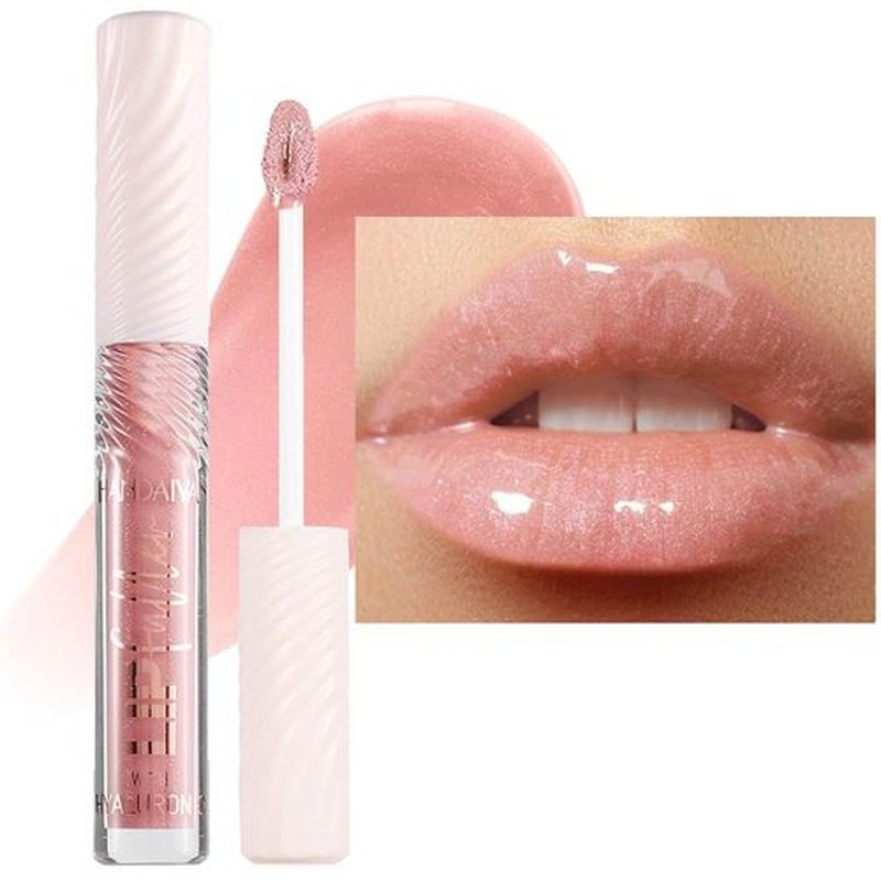 Honey Pink Lip GlossTinted Glitter Lipgloss Lip Oil Teens Moisturizing Lipstick Lip Balm High Shine And Vegan Plumping Lip Gloss For Women Girls Long-Lasting Dry Lip Care Lip Plumper Gloss 02