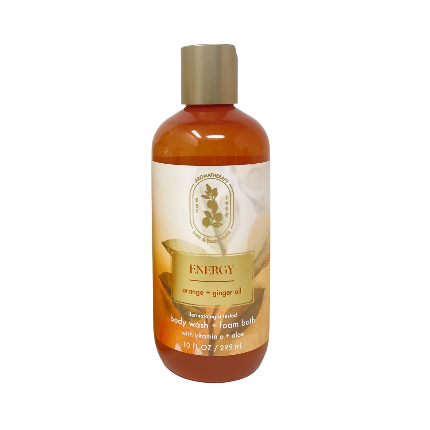 Bath & Body Works Aromatherapy Energy Orange + Ginger Body Wash & Foam Bath and Daily Nourishing Body Lotion with a Zen Garden Bar Soap
