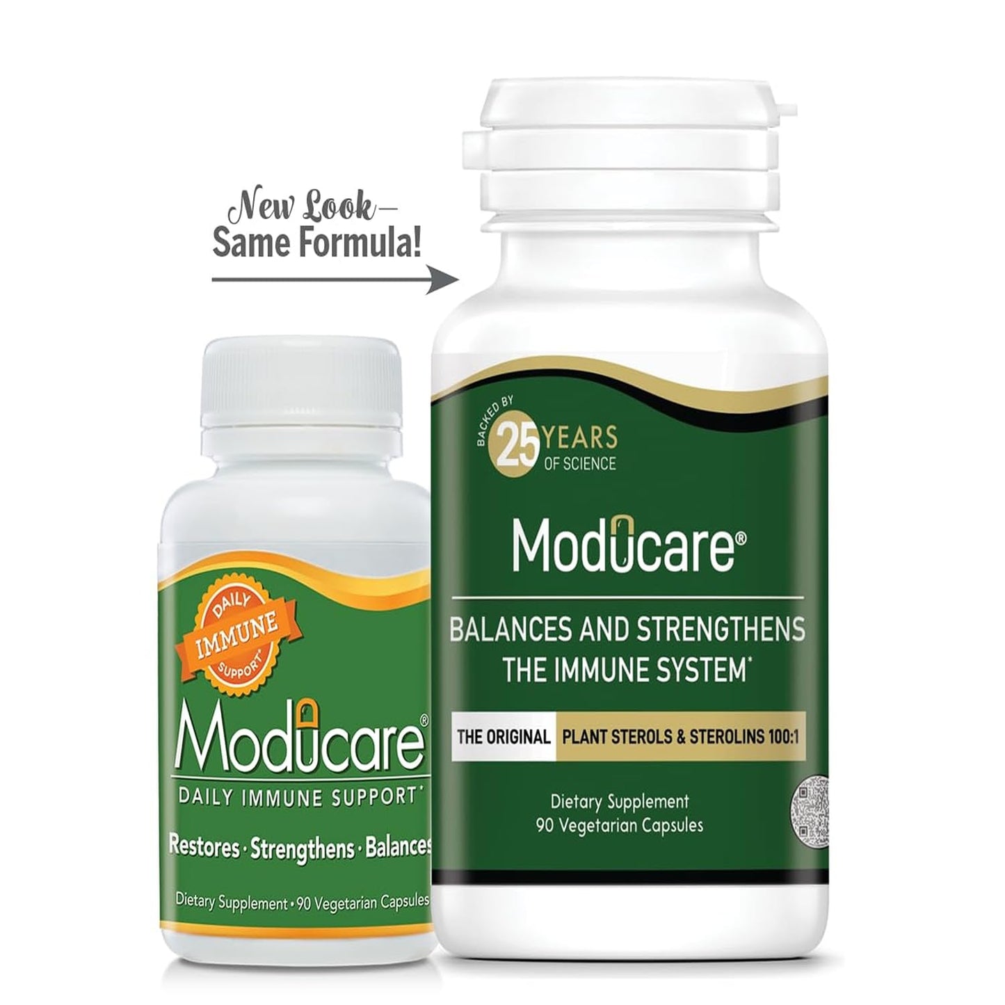 Moducare Daily Immune Support, Plant Sterol Dietary Supplement, 180 vegetarian capsules