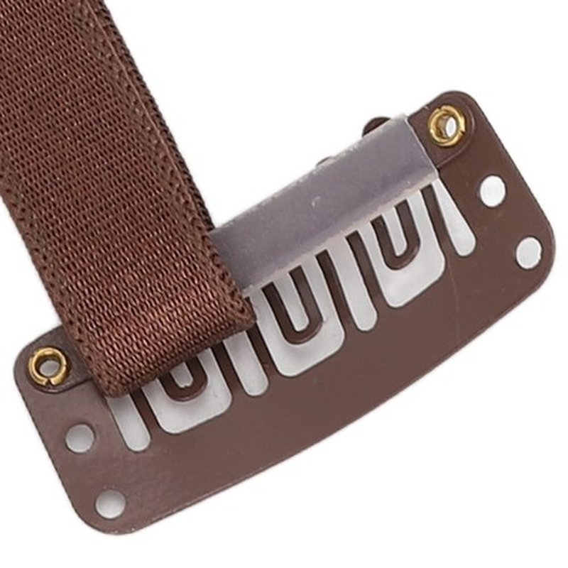 Facelift Band,Facelift Bands With Clips,Face Lifting Band, 4Pcs Adjustable Elastic Facial Belt Eye Wrinkle Removal Belt with Hairclip, Firm Skin (Brown)