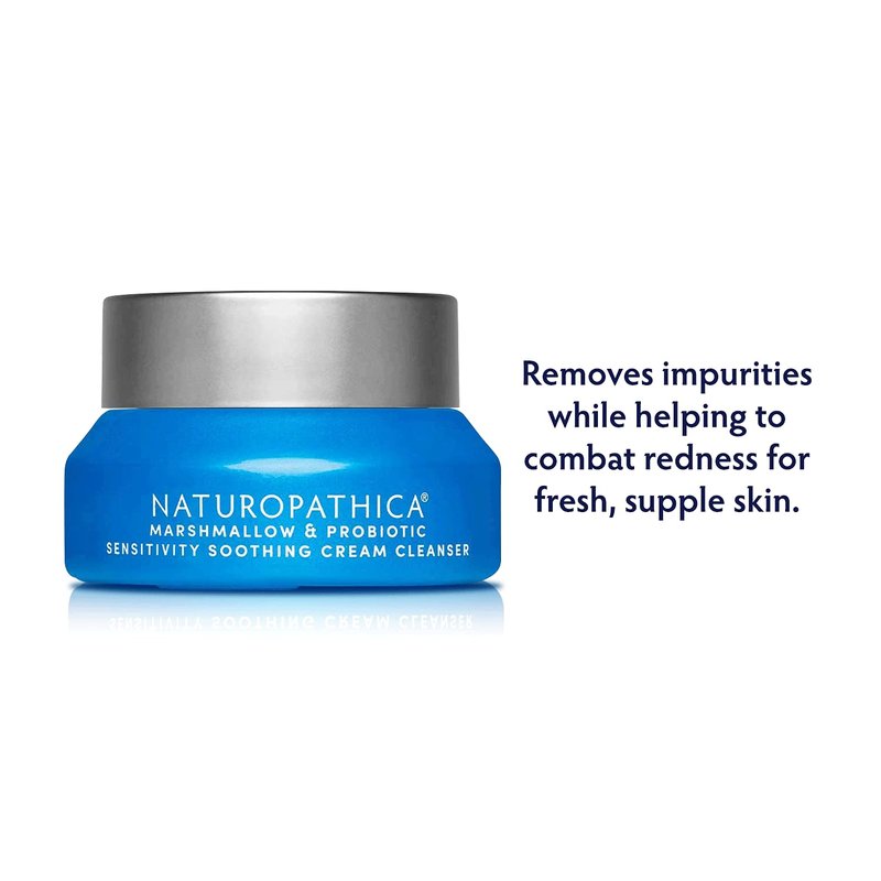 Marshmallow Root & Probiotic Gentle Cream Cleanser - Sensitive Skin | Travel Size 0.5 oz