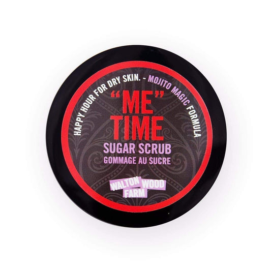 Walton Wood Farm Sugar Scrub ("Me" Time) Mojito Magic- Lime & Sugar Scent Vegan-Friendly and Paraben-Free 8 oz