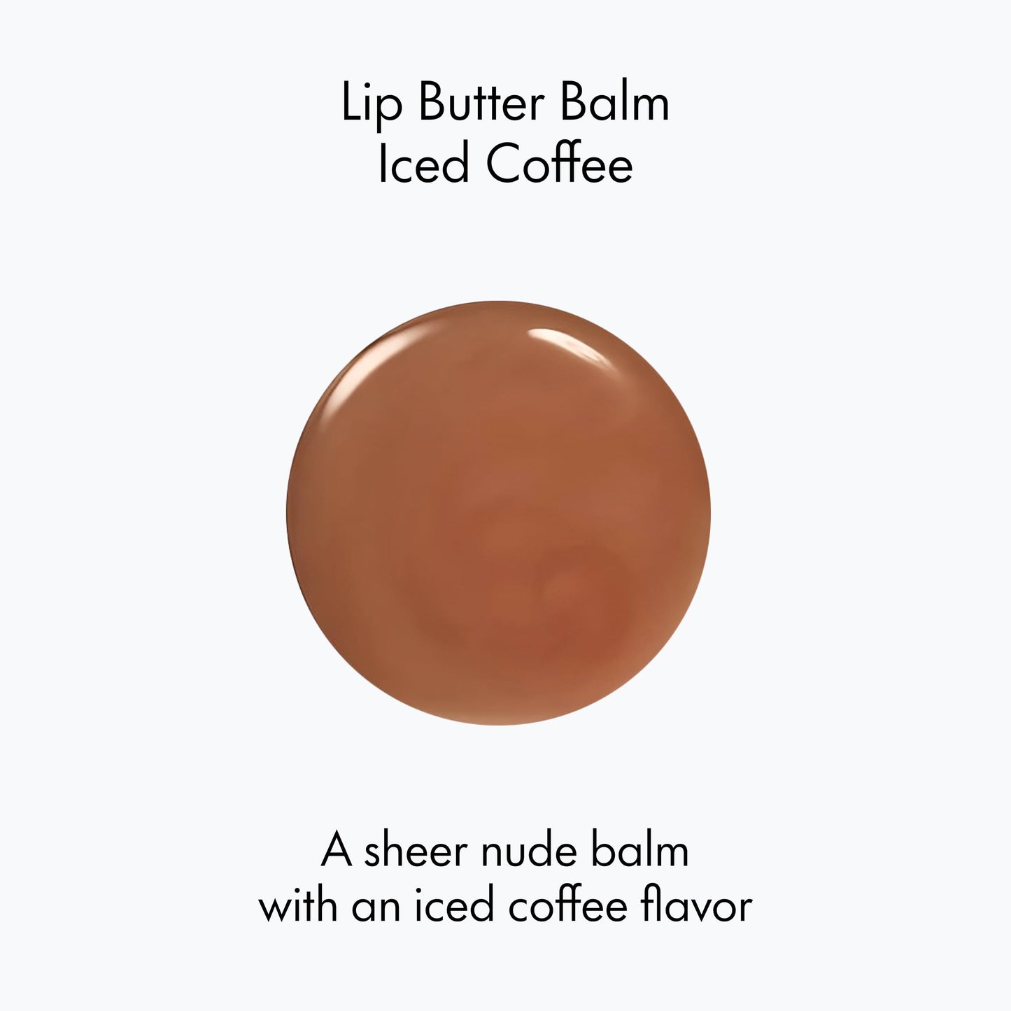 Ruby & Millie Tinted Lip Balm Ice Coffee - Hydrating Moisturizing Lip Butter Balm Treatment - Glossy Vegan Lipbalm 0.5 Oz