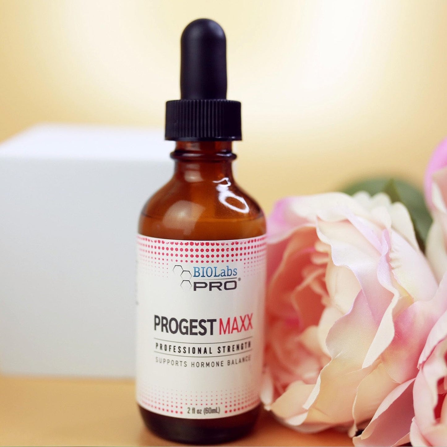 Progest MAXX Progesterone Oil - Natural Bioidentical Support for Women | 2oz Bottle - Menopause Relief
