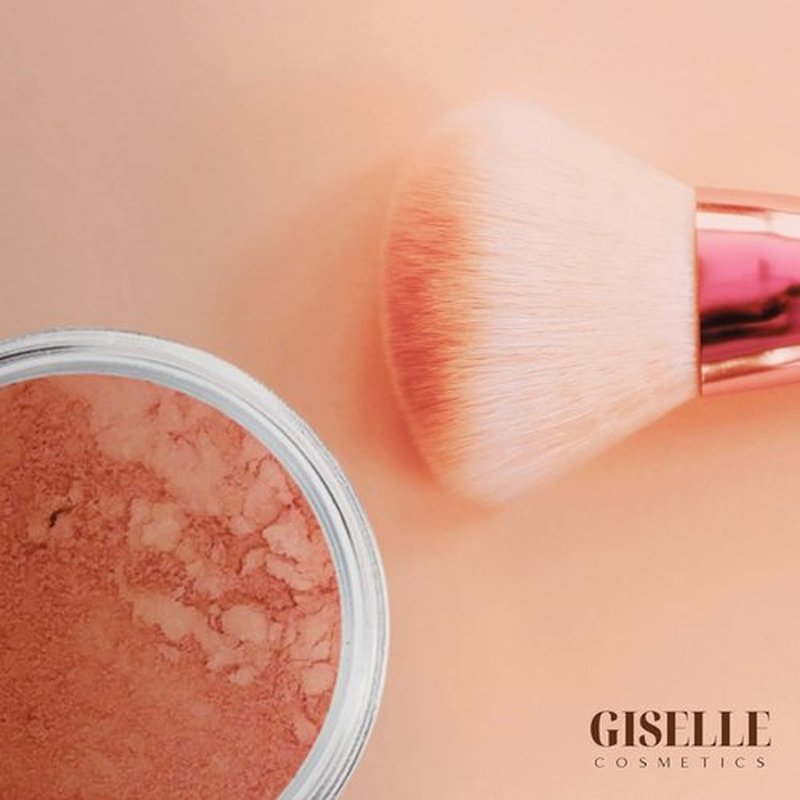 Giselle Cosmetics Rich Girl Matte Blush Makeup Mineral Makeup Pure Talc Free Minerals Matte Loose Face Makeup Powder Blush for Cheeks 5 Gram Travel Size Blush