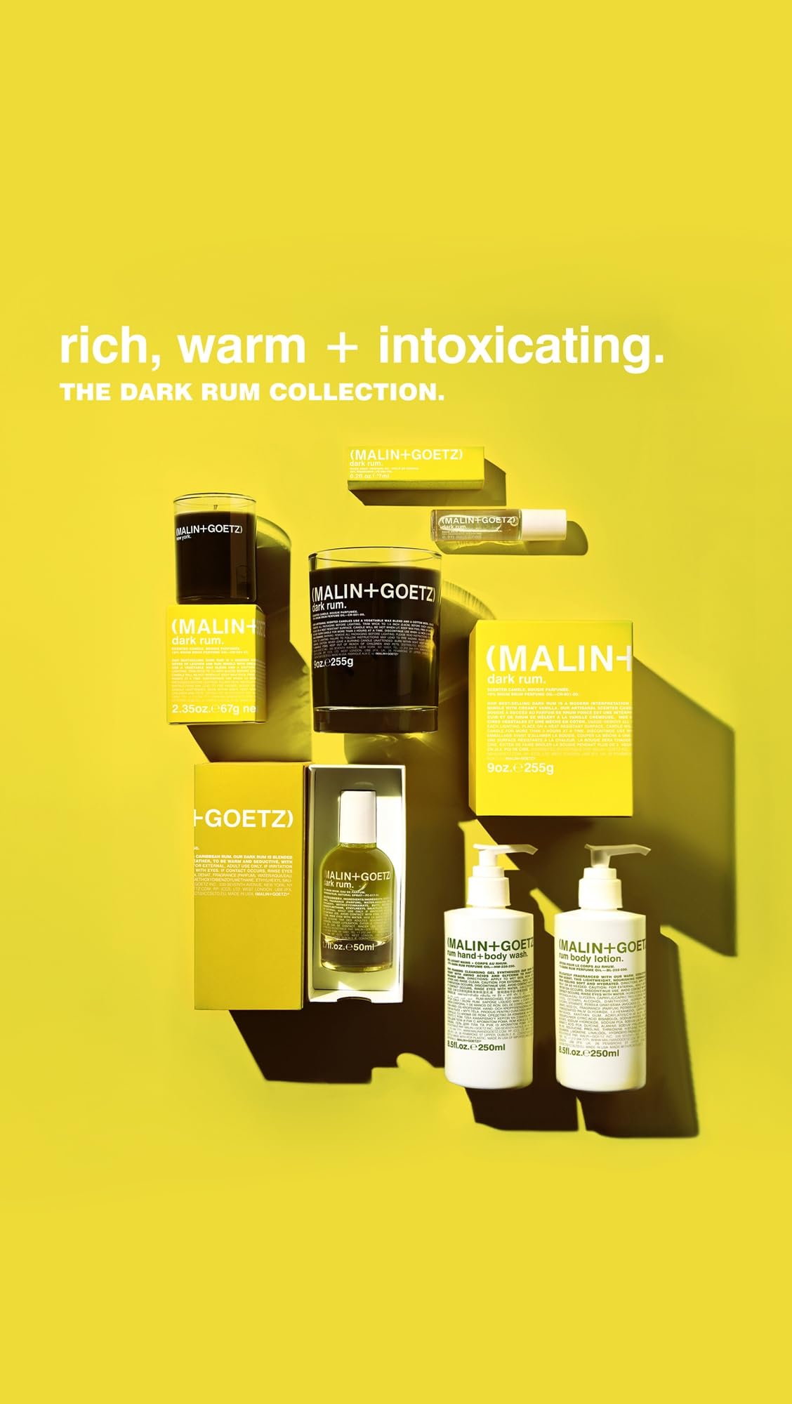 MALIN+GOETZ Perfume Oil Dark Rum | Concentrated Fragrance in Signature Scents | Travel-Friendly Rollerball | Vegan & Cruelty-Free | 0.2 fl oz