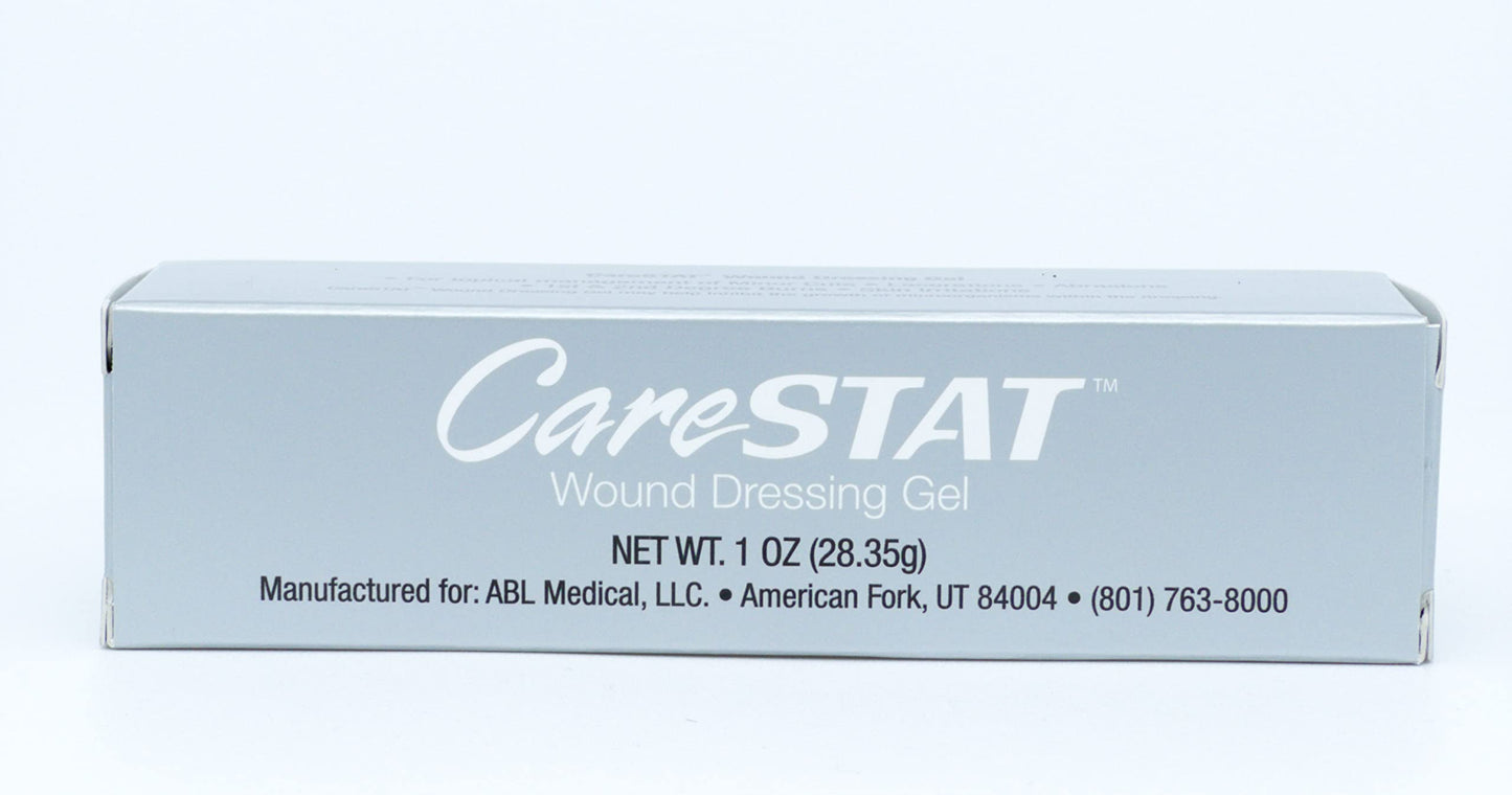 CareSTAT First Aid Kit Gel, 32 PPM Silver Healing Wound Dressing Solution, SilverSol Ag₄O₄ Nano Particles Up to 10x More Powerful Than Other Silver Products, 1 oz