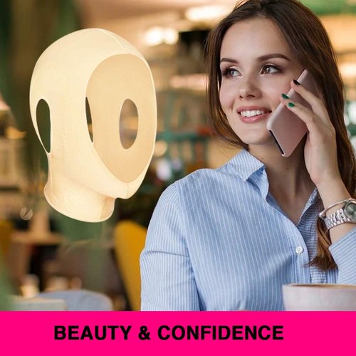 Reusable Chin Slimming Strap Face Lift Tape V Line Lifting Face Mask Double Chin Reducer Face Neck Slimmer Jawline Shaper Anti Snoring Snore Stopper (L)
