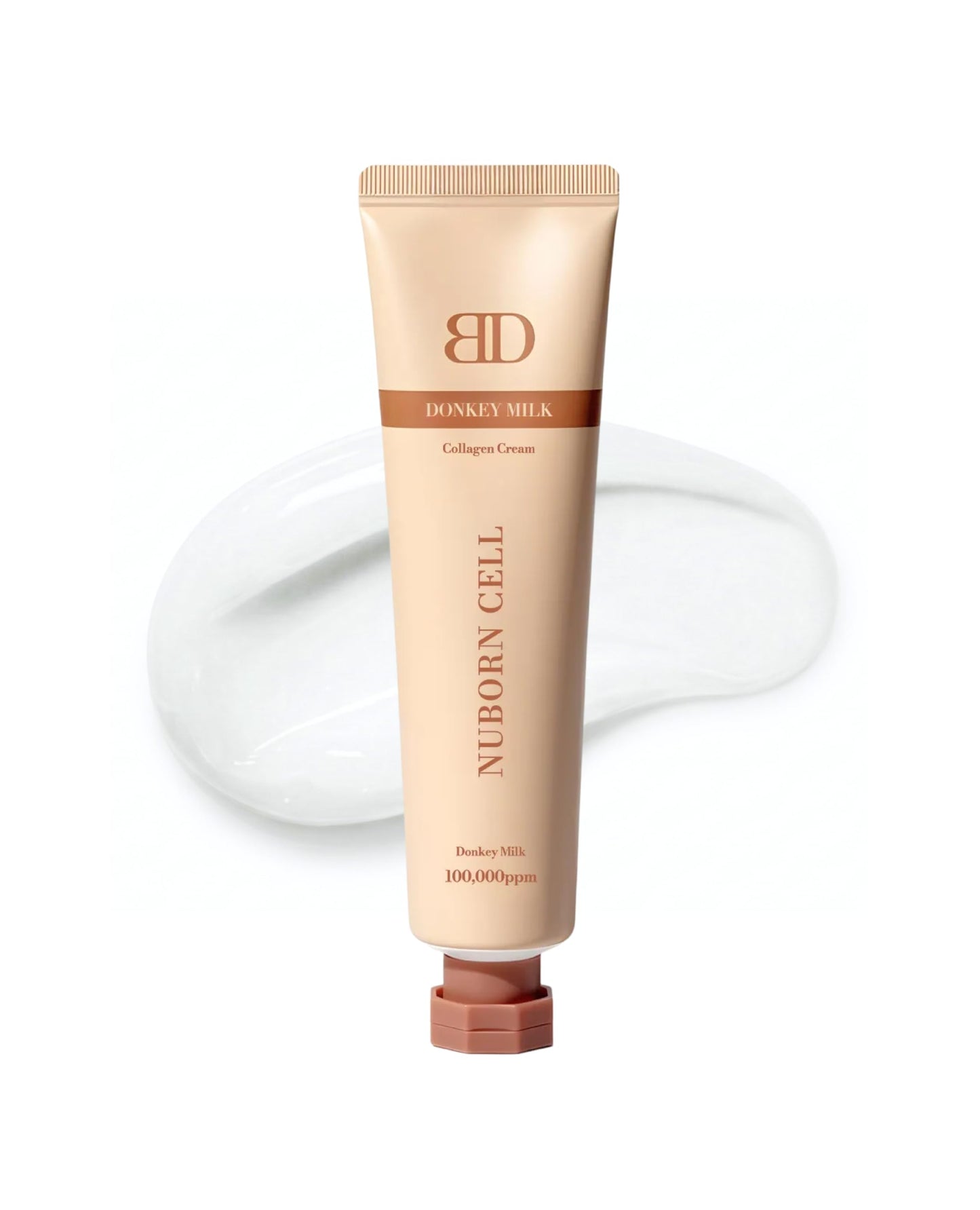 BLANC DUBU Nuborn Cell Donkey Milk Collagen Cream | Instant glow with 10% Donkey Milk | Type 1 Collagen for Visibly Smooth and Dewy Skin | All Skin Types 65ml (2.19 fl oz)