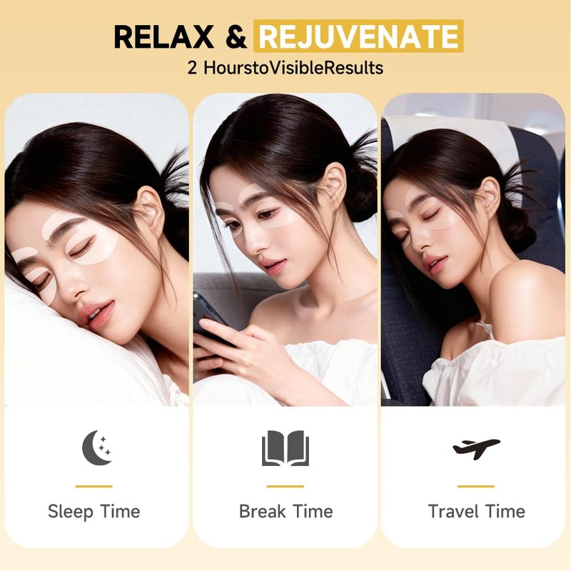 5% PDRN Under Eye Patches - 6-in-1 Bio-Collagen Eye Mask for Puffiness, Dark Circles & Wrinkles | 2% Caffeine, Kojic Acid, Retinol