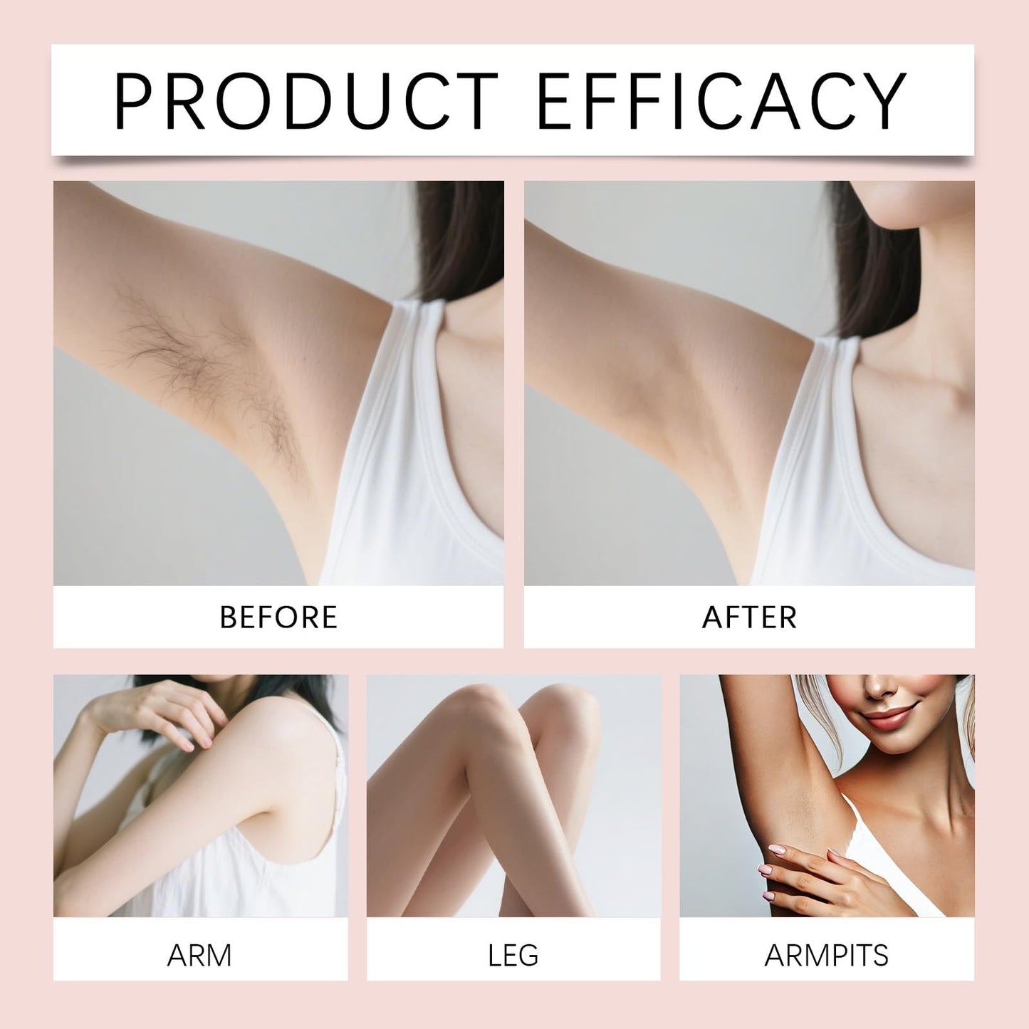 Bare Basic Hair Removal Cream, No Shave Hair Remover for Women, Gentle Formula with Vitamin E & Vitamin B5, Moisturizer and Nurtures Skin, 150ML/5.29FL OZ