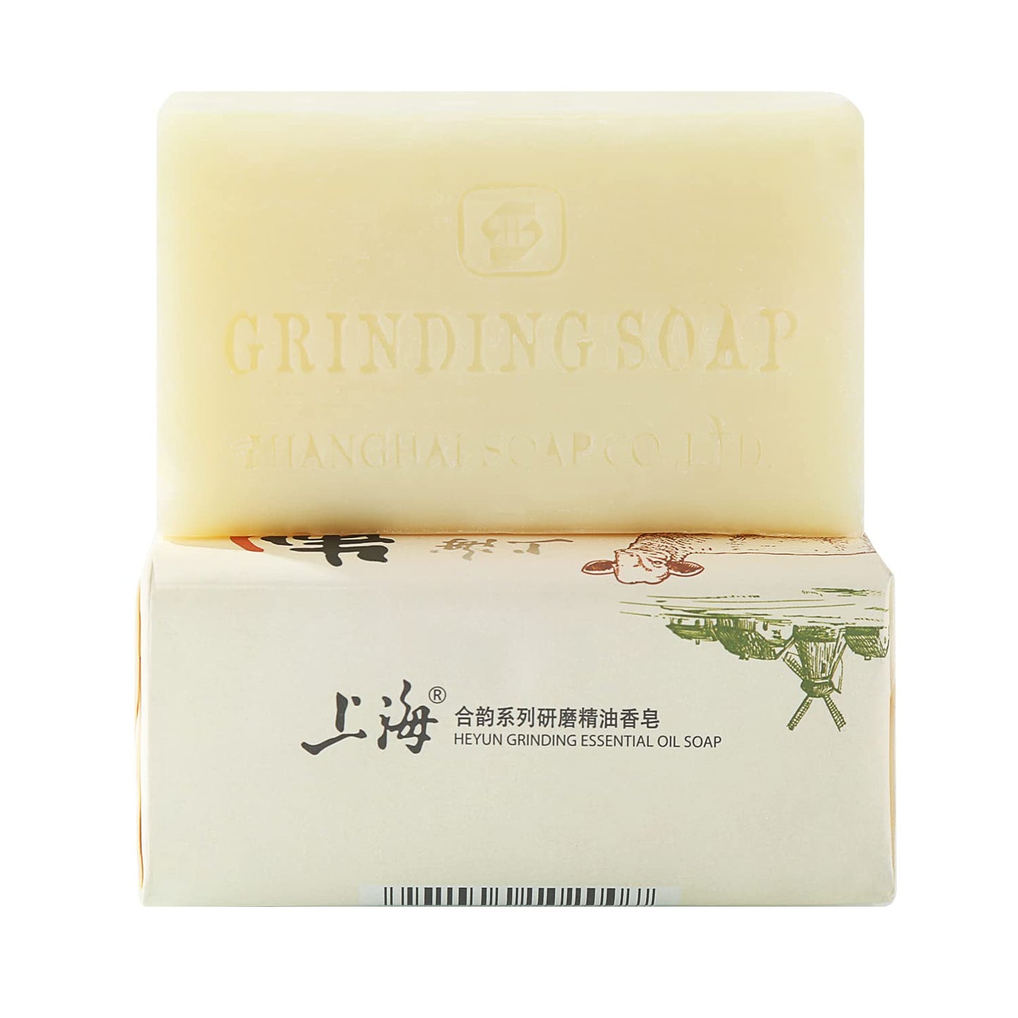 Bee & Flower Goat Milk Soap Bar Handmade Soap Bar Moisturizing Natural Bar Soap with Organic Essential Oils, French -Milled Soap Bars for Hands and Body, 7oz