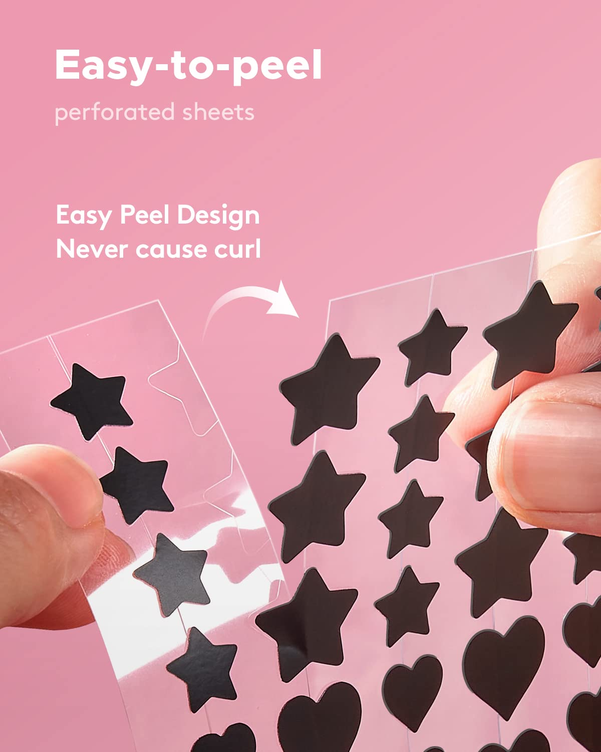 LitBear Acne Patch Pimple Patch, Colorful Star Hydrocolloid Acne Patches For Face, Cute Zit Patch Acne Sticker Spot Pimple Patches for Face, Tea Tree Oil + Centella (112 Count)