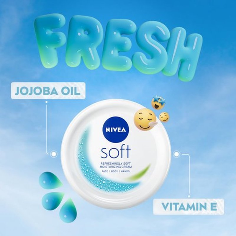 Nivea Soft Light Moisturising Cream | 300ml (10.14 Fl Oz)