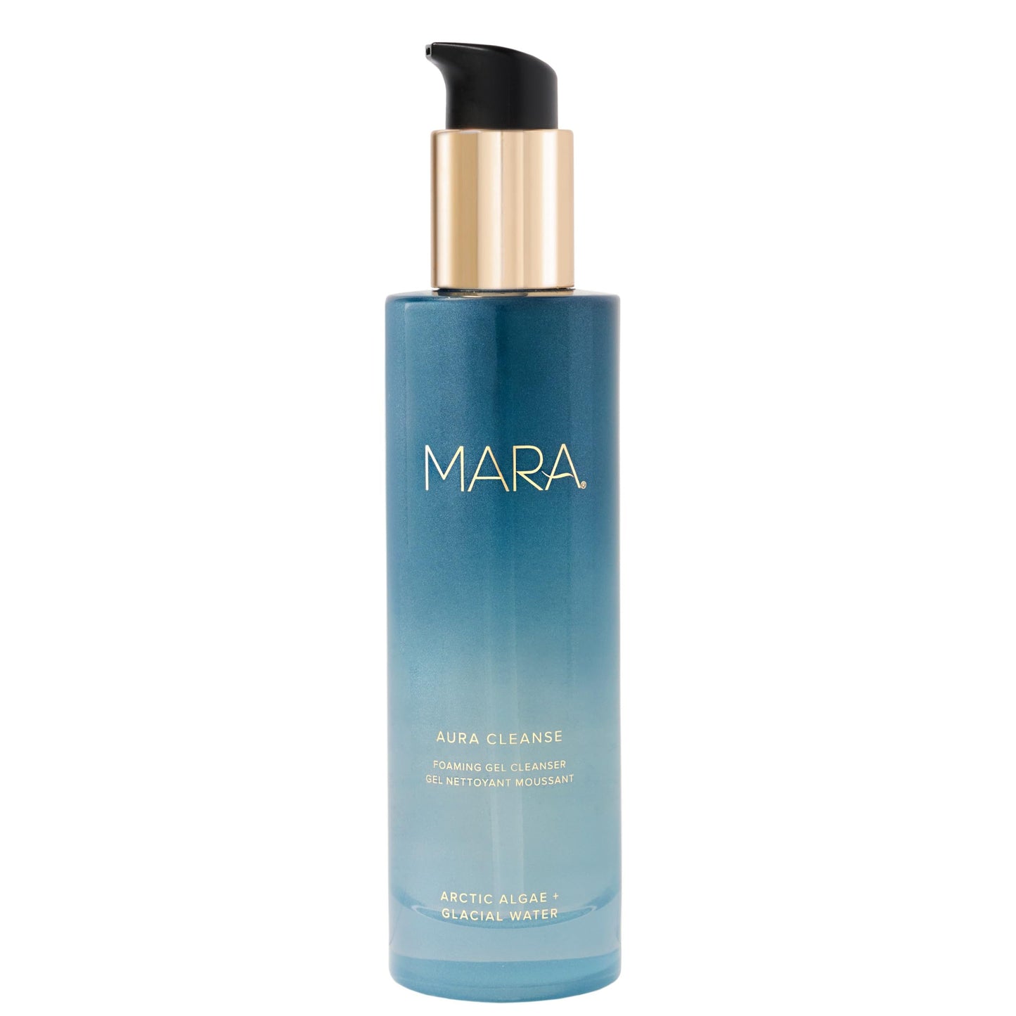MARA Aura Cleanse Foaming Gel Cleanser – Hydrating Face Wash with Arctic Algae & Glacial Water – Gentle pH-Balancing Cleanser to Remove Dirt, Oil & Makeup Without Stripping (4 oz / 120 ml)