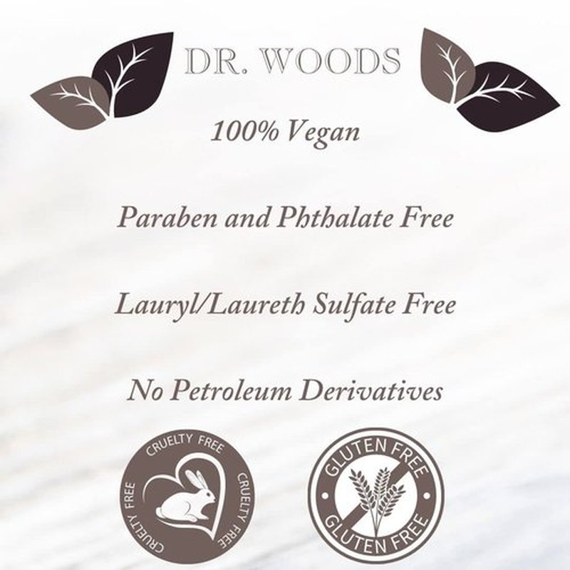 Dr. Woods Pure Peppermint Liquid Castile Soap, 32 Ounce (Pack of 2)