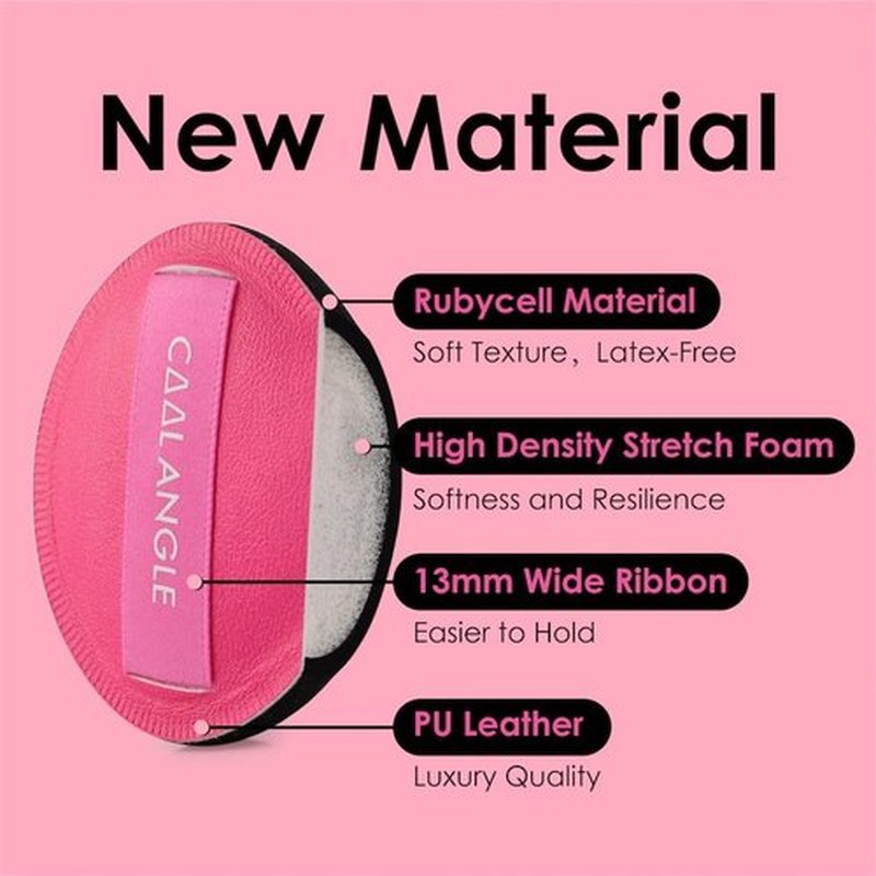 COOL-ANGLE 5Pcs Makeup Sponge Latex-Free Soft Blender Sponge Perfect for Liquid Foundation Concealer Cream Powder, Beauty Sponge Gift Set for Long-lasting and Natural Makeup, Pink, Medium