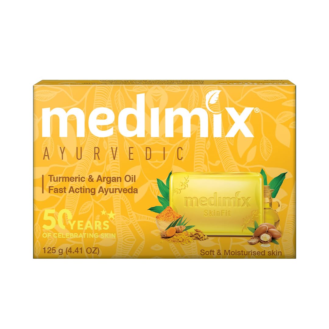 Medimix, Medimix Ayurvedic Turmeric & Argan Oil Soap, 115 Grams(gm)