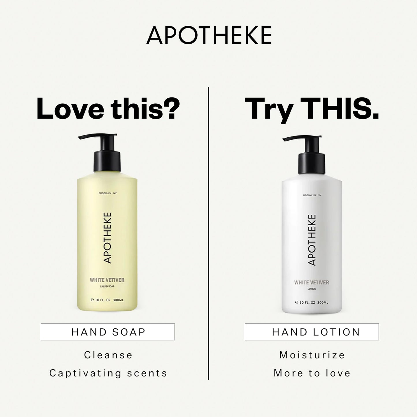 APOTHEKE Scented Hand & Body Lotion, Earl Grey Bitters - 10 Fl Oz Nourishing Body Moisturizer Cream for Dry Skin - Gentle Daily Skincare for Men & Women with Natural Ingredients, All Skin Types