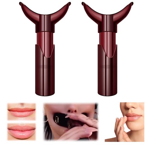 2023 New Lip augmenter for women, Lip Plumper Device Manual Lip Plumping Tool Self-Suction Natural Fuller Lips, Lip Plumping Devices (2 pcs)
