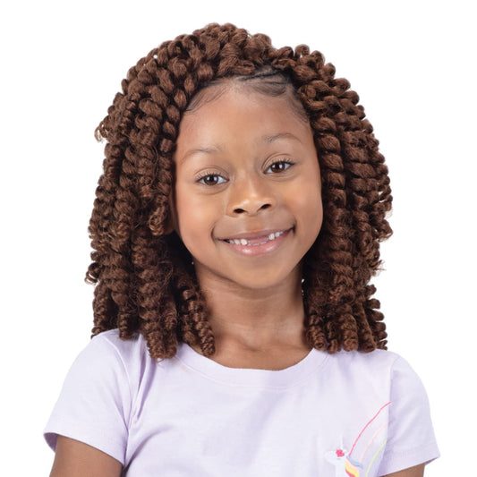 FreeTress Crochet Braids 3X Kids Bouncy Wand Curl 6" (3-PACK, T30)