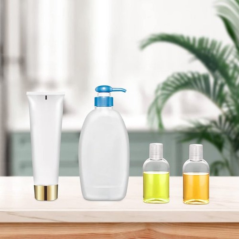 Kitchen GIMS Clear Plastic Empty Squeeze Bottles with Disc Top Caps 6 Pack 3.4 oz Travel Bottles TSA Approved Leak Proof Plastic Travel Bottles for Shampoo, Conditioner & Lotion