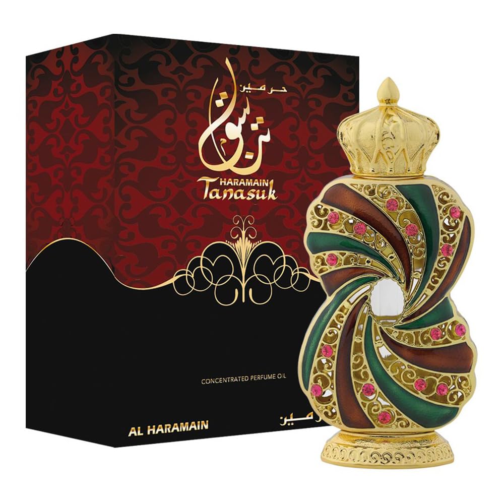 Tanasuk Extrait de Parfum Spray - Unisex Arabian Floral Fragrance - Long Lasting EDP 3.4 Oz