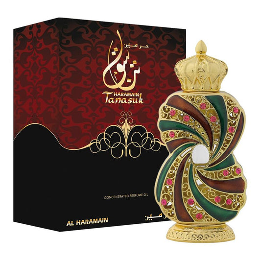 Tanasuk Extrait de Parfum Spray - Unisex Arabian Floral Fragrance - Long Lasting EDP 3.4 Oz