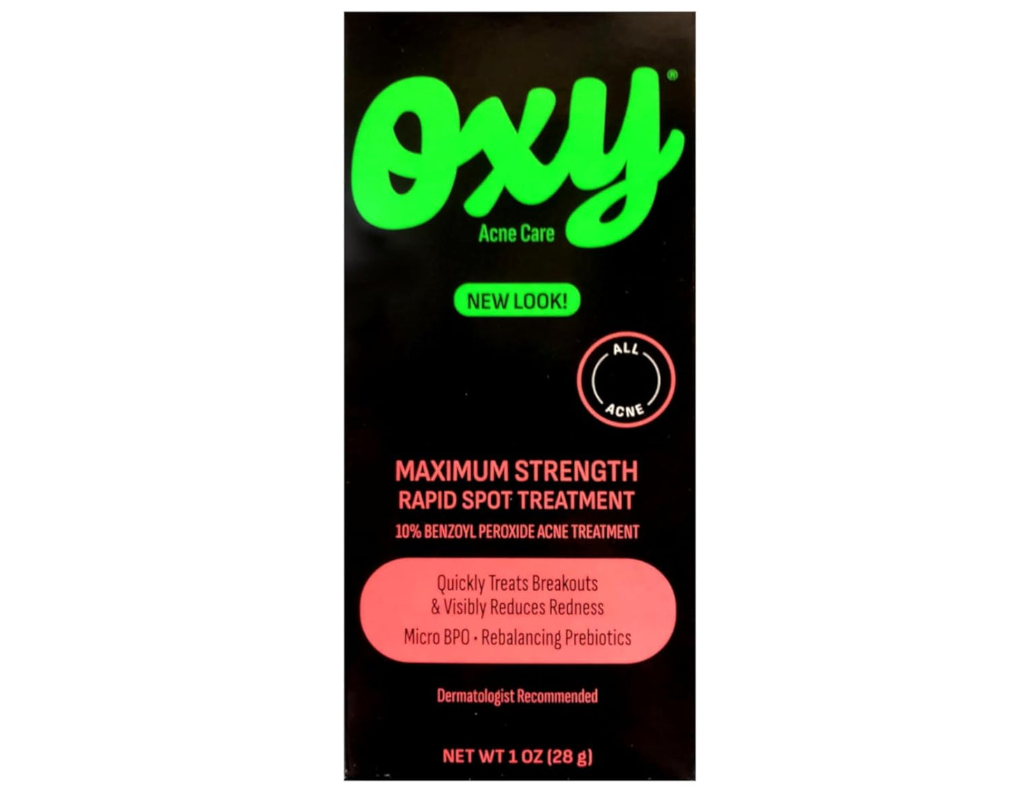OXY Acne Medication Maximum Action Spot Treatment 0.82 oz (Pack of 3)