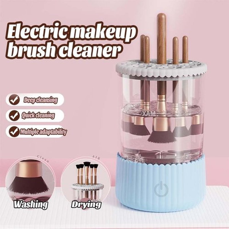 Rinse Hero Brush Cleaner, Beautyswirl Cosmetic Brush Cleaner, 2025 New the Cozy Luna Brush Cleaner, Rinse Hero Makeup Brush Cleaner for Deep Cleaning All Types of Brushes Set