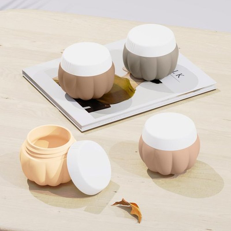 Redfly Travel Containers for Toiletries, TSA Approved Travel Size Containers, Silicone Travel Jars for Creams, Travel Size Toiletries Containers, Leak-proof Travel Essentials with Lid for Cosmetic