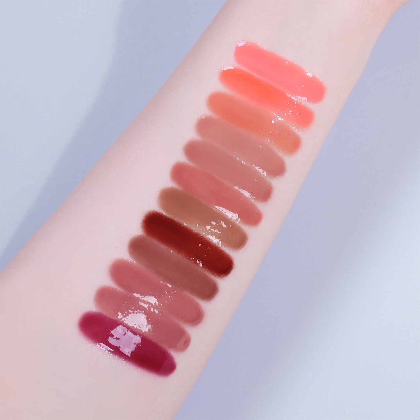 DINTO Frozen Lip Jelly - Icy Cool Plumping Lip Gloss with Metal Tip - High-Shine Non-Sticky Jelly Formula for Fuller, Juicy Lips - Vegan & Cruelty-Free - 0.34 fl oz - Shade 380 River
