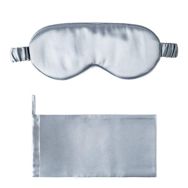 Silk Sleep Mask Light Blocking Luxury 19mm Silk Eye Mask 100% Mulberry Eye Cover Blindfold Ultra Soft Light and Comfy Anti Aging Skin Care with Travel Bag Gift Package