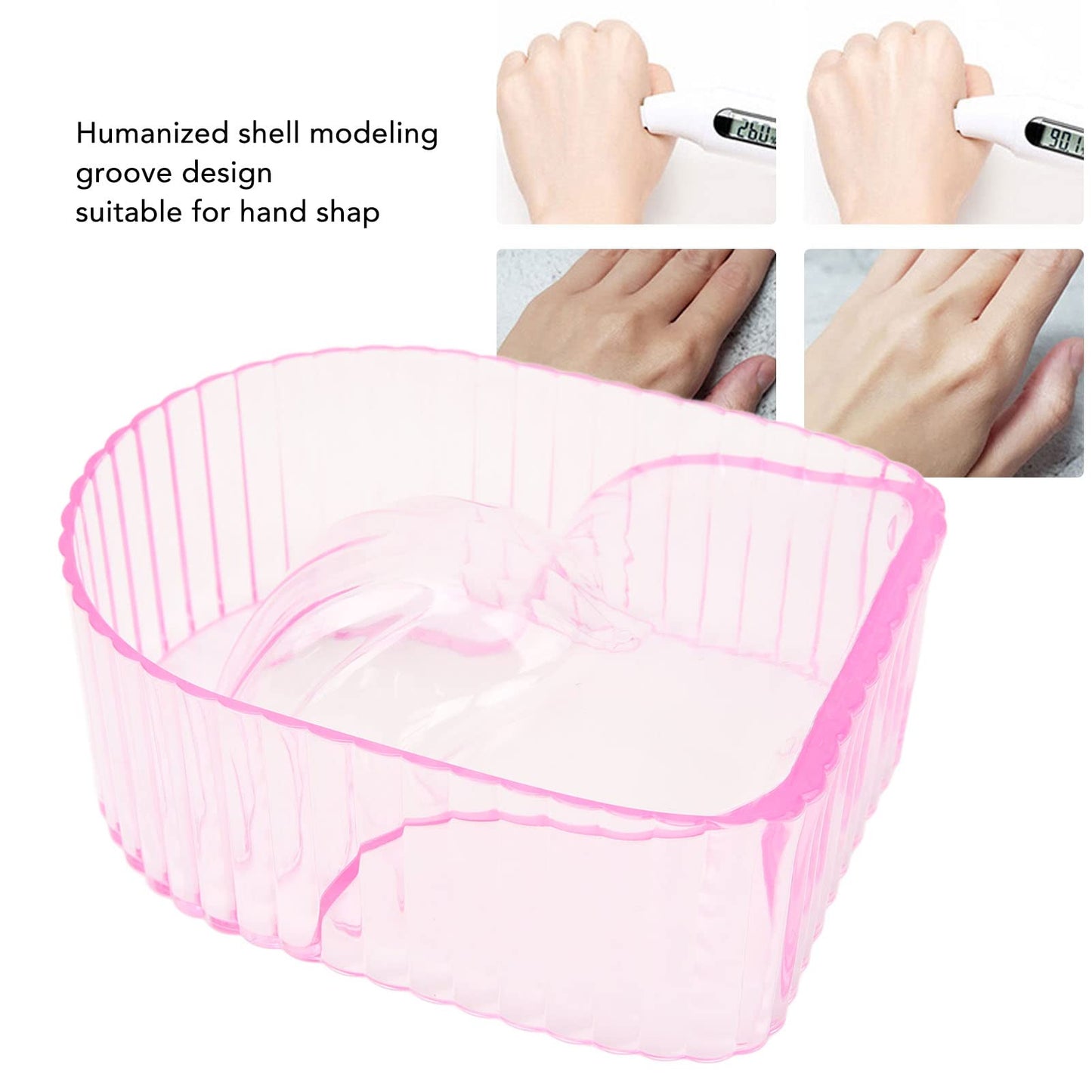 Acrylic Nail Manicure Soaker Tray - Ergonomic Design for Softening Dead Skin, Ideal for Beauty Salons - Durable & Comfortable to Use
